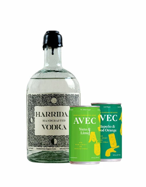 Harridan Vodka With AVEC Yuzu & Lime And AVEC Jalapeño & Blood Orange 3 Harridan Vodka With AVEC Yuzu & Lime And AVEC Jalapeño & Blood Orange
