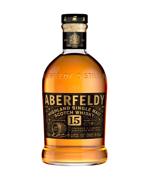 Aberfeldy 15-Year-Old Limited Edition Single Malt Scotch Whisky Finished In Napa Valley Cabernet Sauvignon Casks 3 Aberfeldy 15-Year-Old Limited Edition Single Malt Scotch Whisky Finished In Napa Valley Cabernet Sauvignon Casks