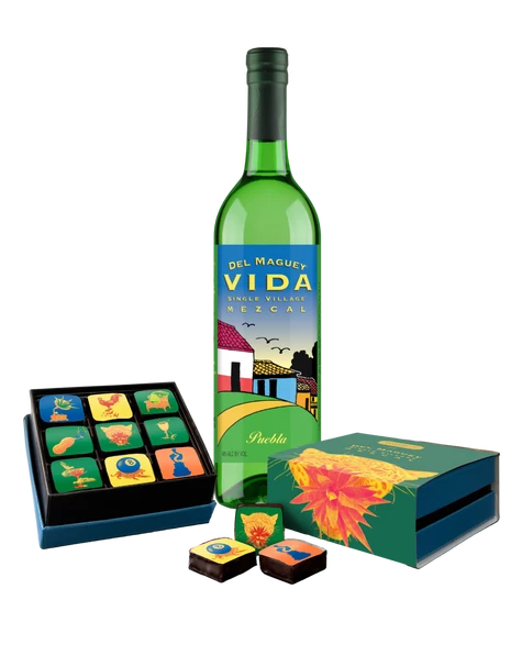MarieBelle And Del Maguey Puebla Mezcal Chocolate Cocktail Box 3 MarieBelle And Del Maguey Puebla Mezcal Chocolate Cocktail Box