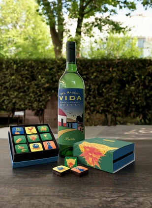 MarieBelle And Del Maguey Puebla Mezcal Chocolate Cocktail Box 6 MarieBelle And Del Maguey Puebla Mezcal Chocolate Cocktail Box - Image 4