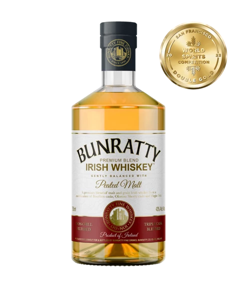 Bunratty Irish Whiskey Premium Blend With Peated Malt 4 Bunratty Irish Whiskey Premium Blend With Peated Malt - Image 2